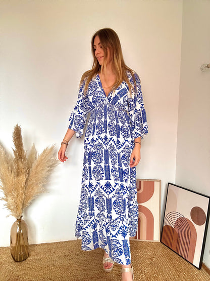 ROBE ATHÈNES BLEUE