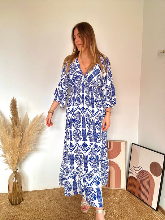 ROBE ATHÈNES BLEUE