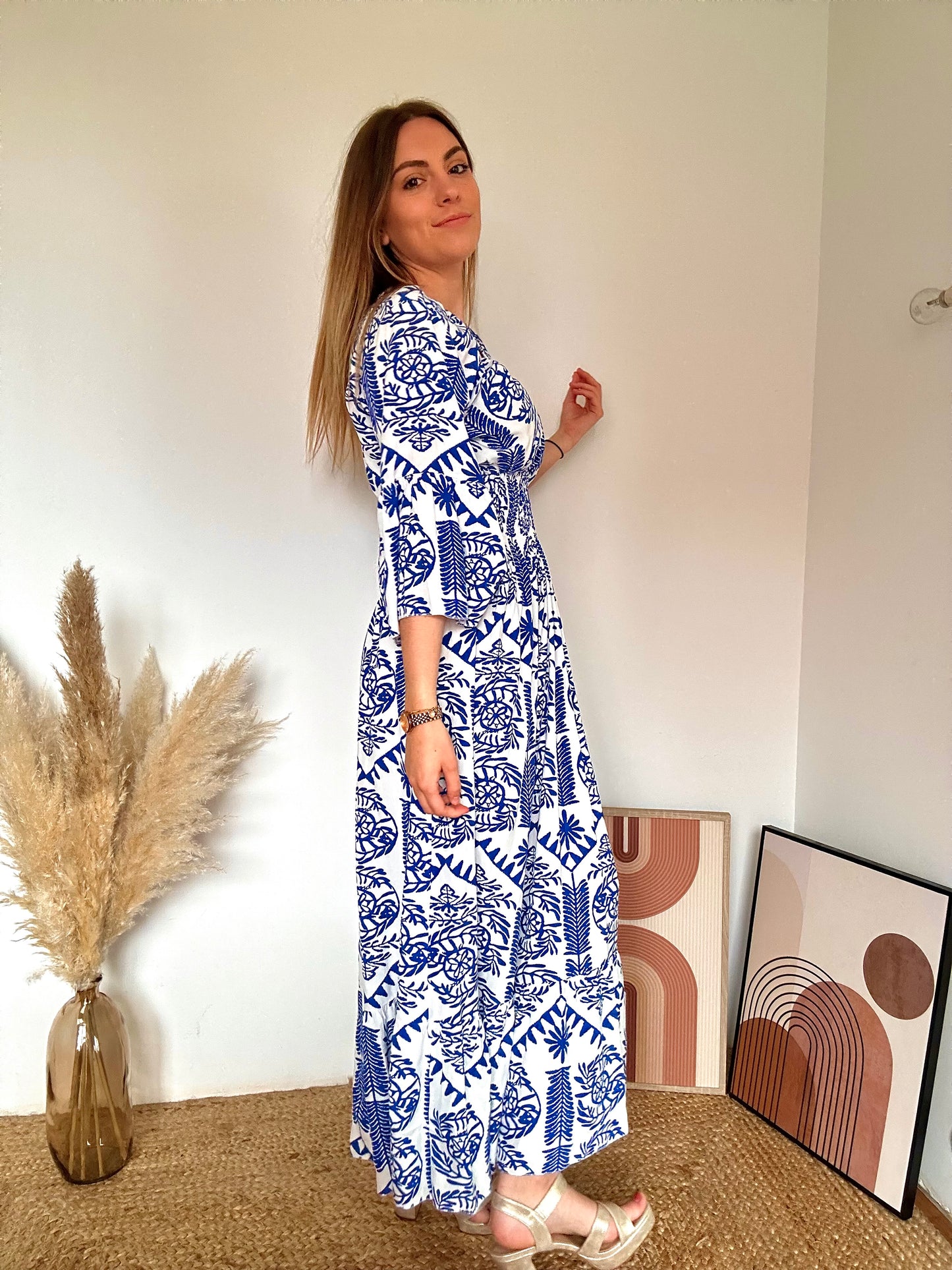 ROBE ATHÈNES BLEUE