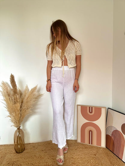 PANTALON MALO BLANC