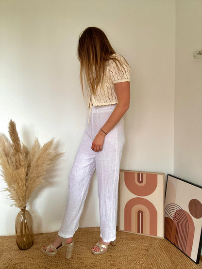 PANTALON MALO BLANC