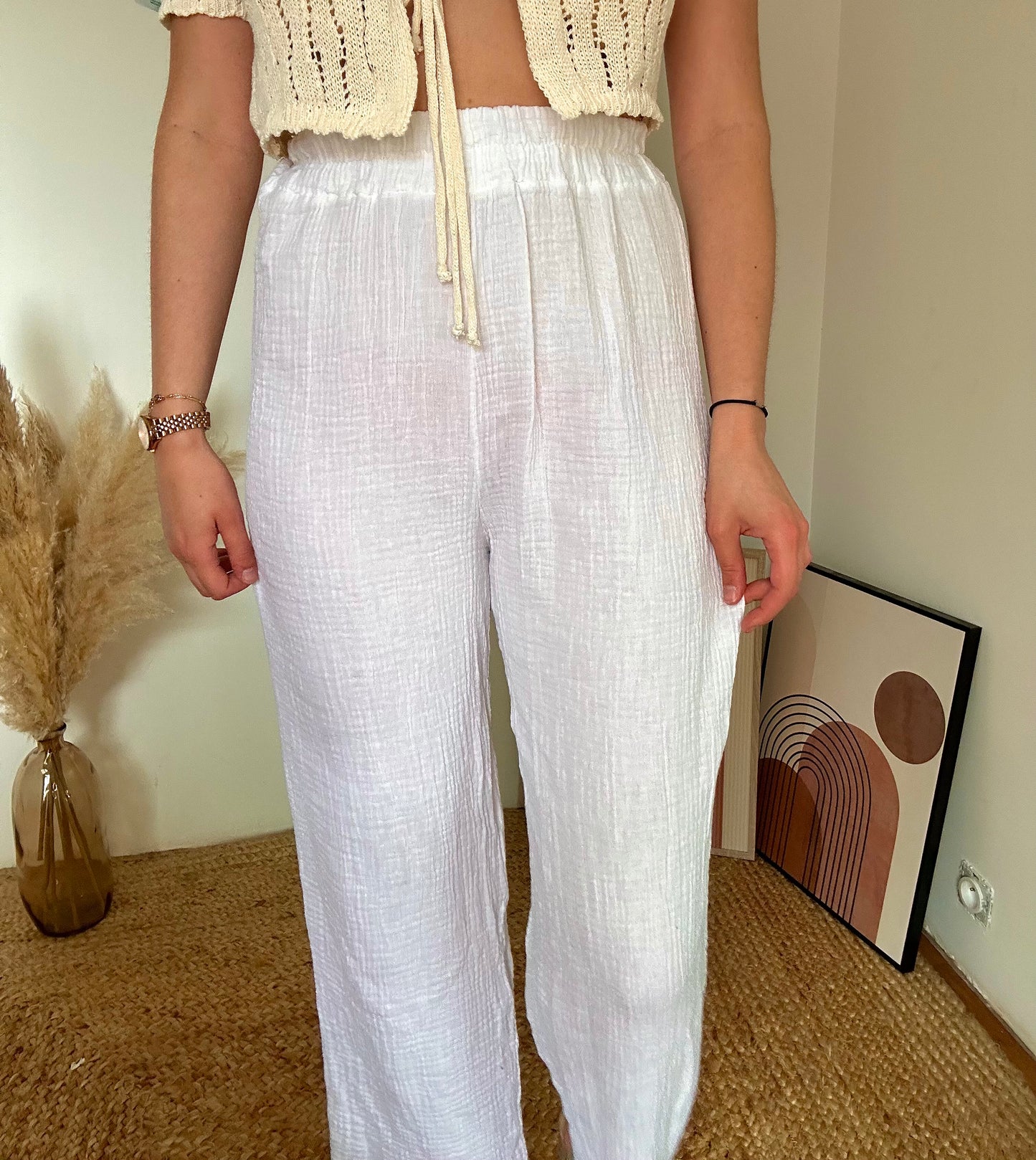 PANTALON MALO BLANC