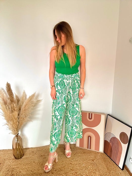 PANTALON EDEN VERT